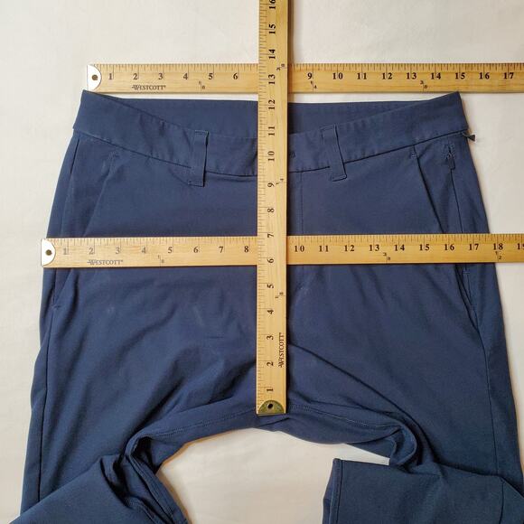 Lululemon Men's Size 30X27 Commission Pant Slim Warpstreme True Navy - Picture 2 of 8